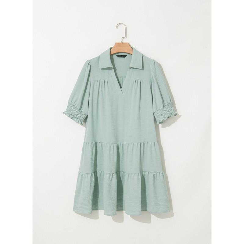 Unveil Your Feminine Grace: The Enviable Sweetness Sage Mini Dress