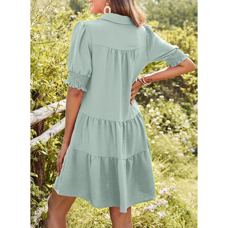 Unveil Your Feminine Grace: The Enviable Sweetness Sage Mini Dress